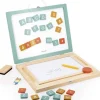 Janod 4-in-1 Portable Magnetic & Chalk Board