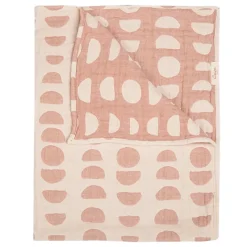 Crane Jacquard Muslin Blanket