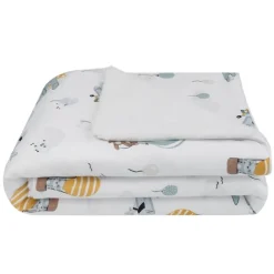 Living Textiles Jersey Sherpa Blankets