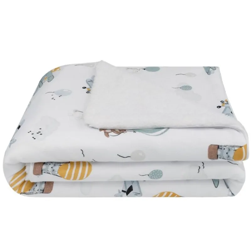 Living Textiles Jersey Sherpa Blankets