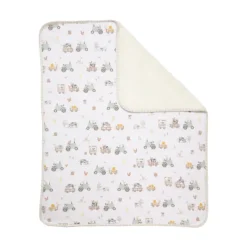 Living Textiles Jersey Sherpa Blankets