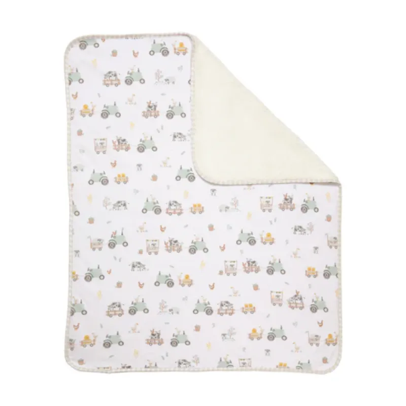 Living Textiles Jersey Sherpa Blankets