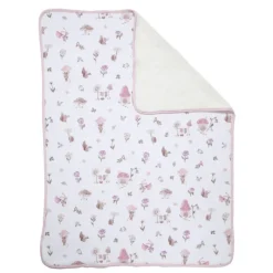 Living Textiles Jersey Sherpa Blankets