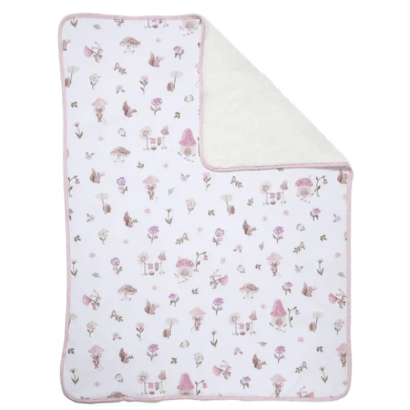Living Textiles Jersey Sherpa Blankets