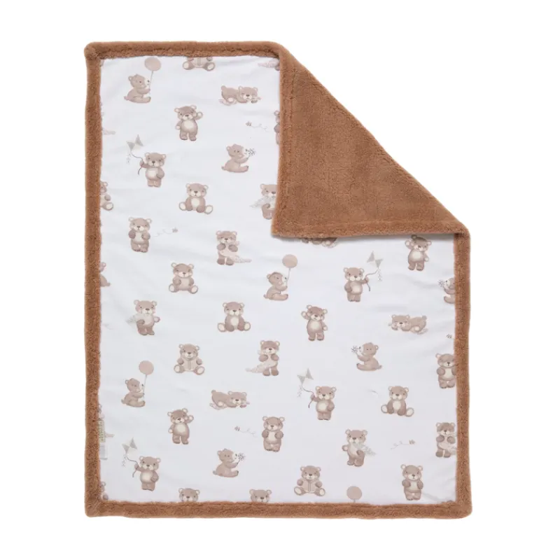 Living Textiles Jersey Sherpa Blankets