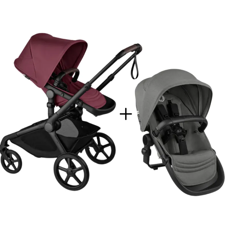Bugaboo Kangaroo Complete + Sibling Seat Bundle