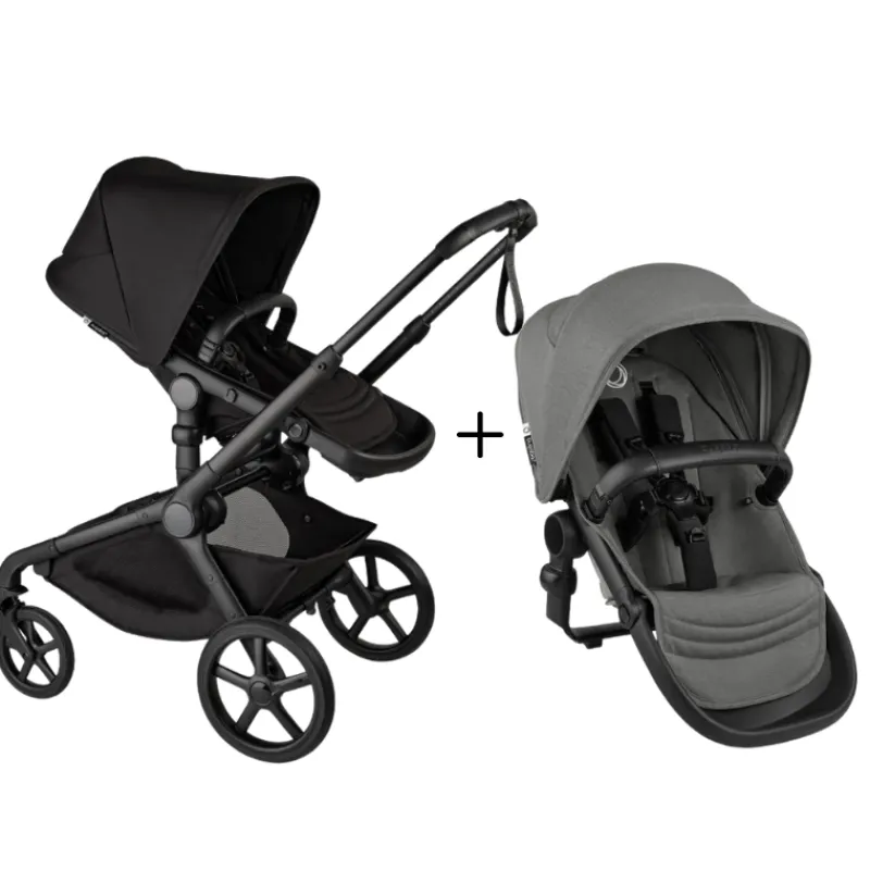 Bugaboo Kangaroo Complete + Sibling Seat Bundle