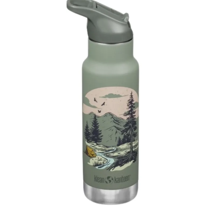Klean Kanteen Kid Classic Water Bottle with Flip Sport Cap - 12 oz