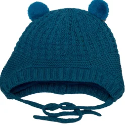 CaliKids Knit Bear Hat - Lagoon