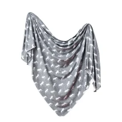 Copper Pearl Knit Swaddle Blanket