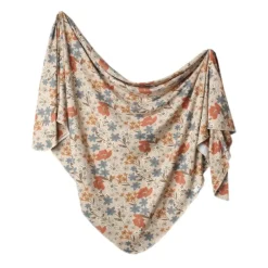Copper Pearl Knit Swaddle Blanket