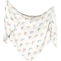 Copper Pearl Knit Swaddle Blanket