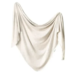 Copper Pearl Knit Swaddle Blanket