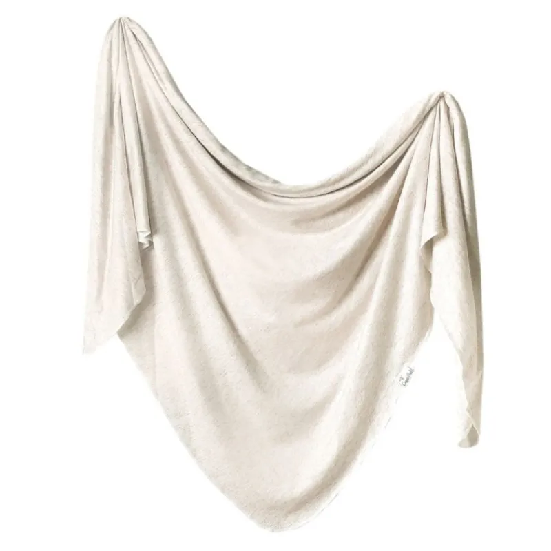 Copper Pearl Knit Swaddle Blanket