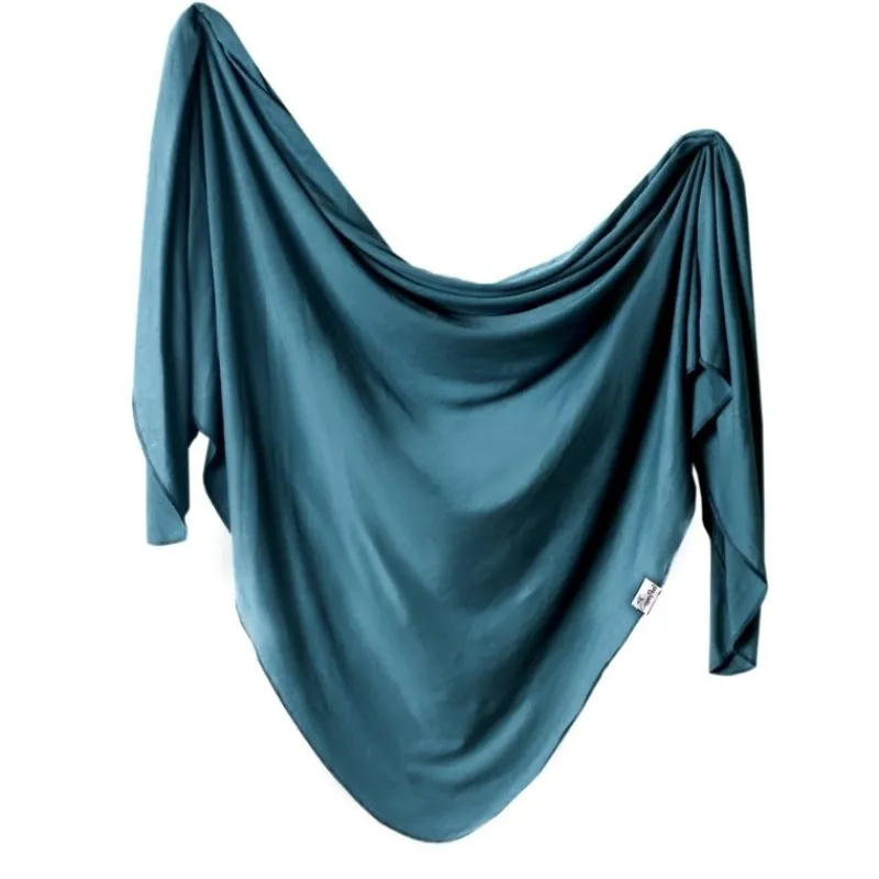Copper Pearl Knit Swaddle Blanket