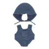 Miniland Knitted Doll Romper & Hood - 8.25"