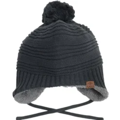 CaliKids Knitted Pom Pom Hat