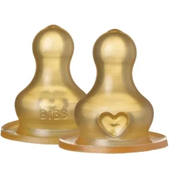 BIBS Latex Nipple - 2 Pack
