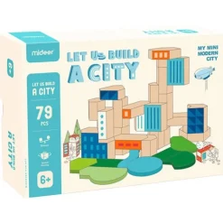 Mideer Let Us Build a City Blocks Set - 79 Pieces