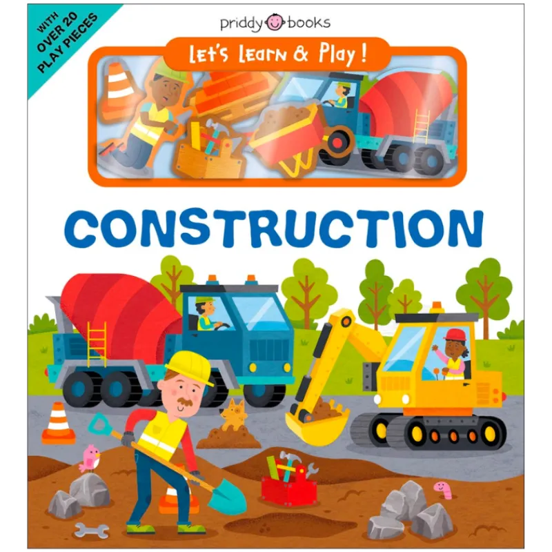 priddy Books Let's Learn & Play! Construction Board Book