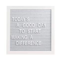 Pearhead Letterboard Set - Grey