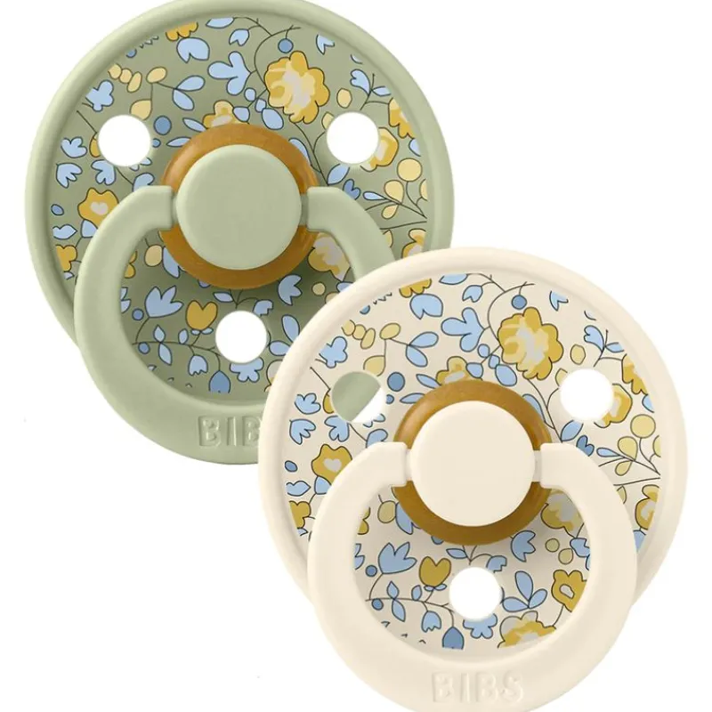 BIBS Liberty Natural Rubber Pacifiers - 2 Pack