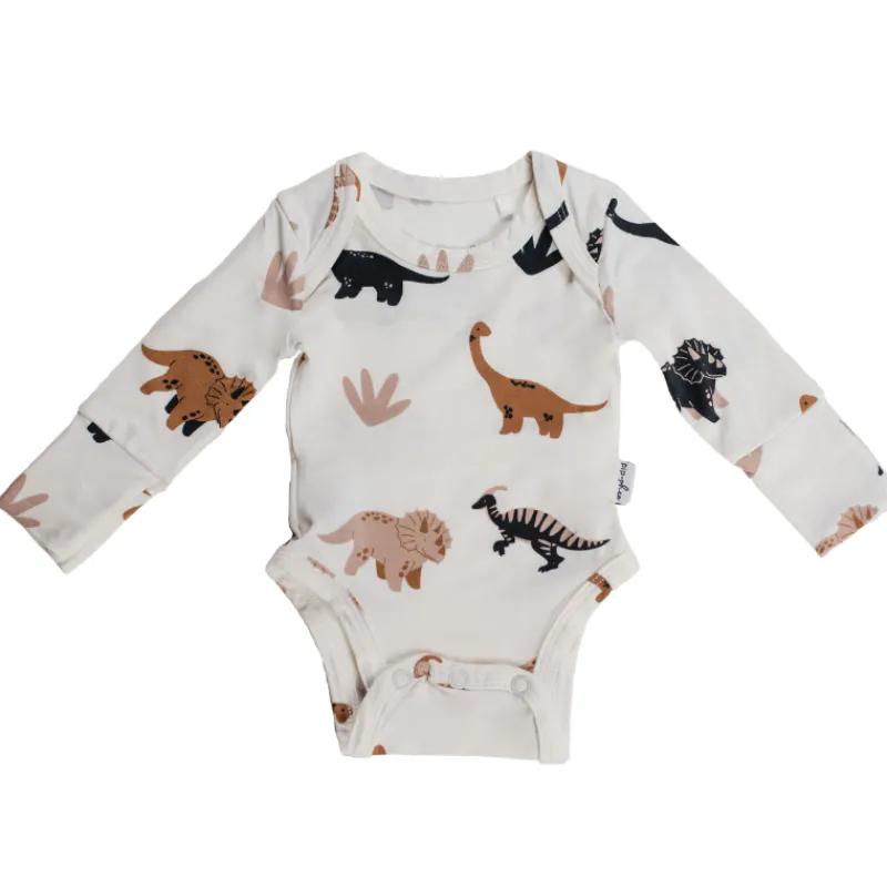 Pip + Phee Long Sleeve Bamboo Bodysuit - Prints