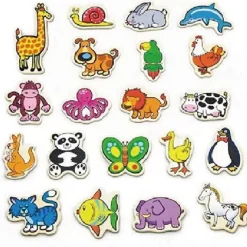Viga Toys Magnetic Animals - 20 Pieces