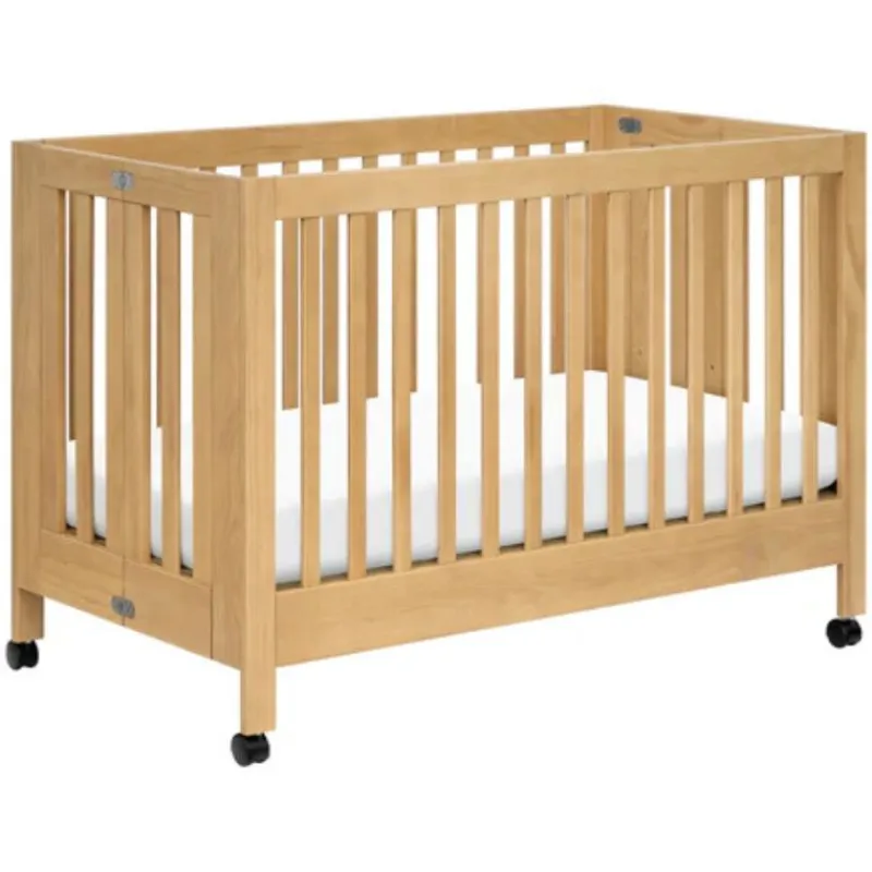 Babyletto Maki Portable Folding Crib with Toddler Bed Conversion Kit