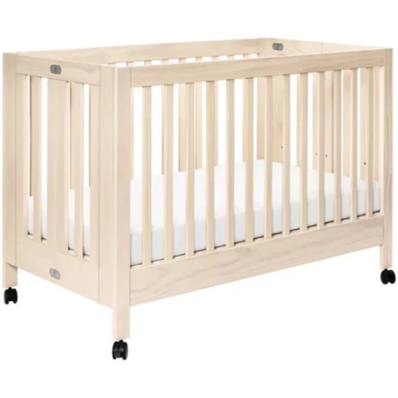 Babyletto Maki Portable Folding Crib with Toddler Bed Conversion Kit