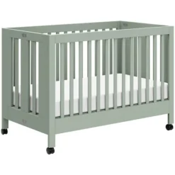 Babyletto Maki Portable Folding Crib with Toddler Bed Conversion Kit