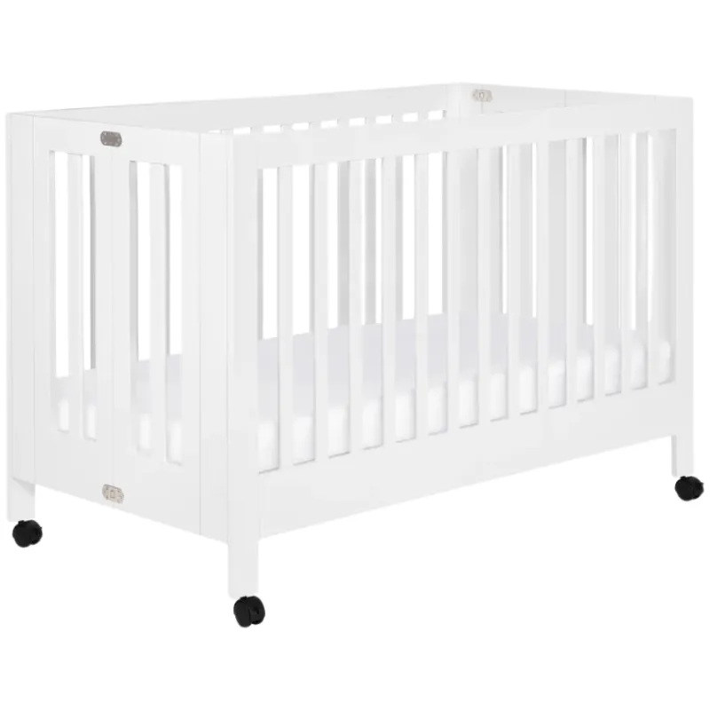 Babyletto Maki Portable Folding Crib with Toddler Bed Conversion Kit