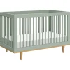 DaVinci Baby Marley 3-in-1 Convertible Crib - Light Sage / Honey