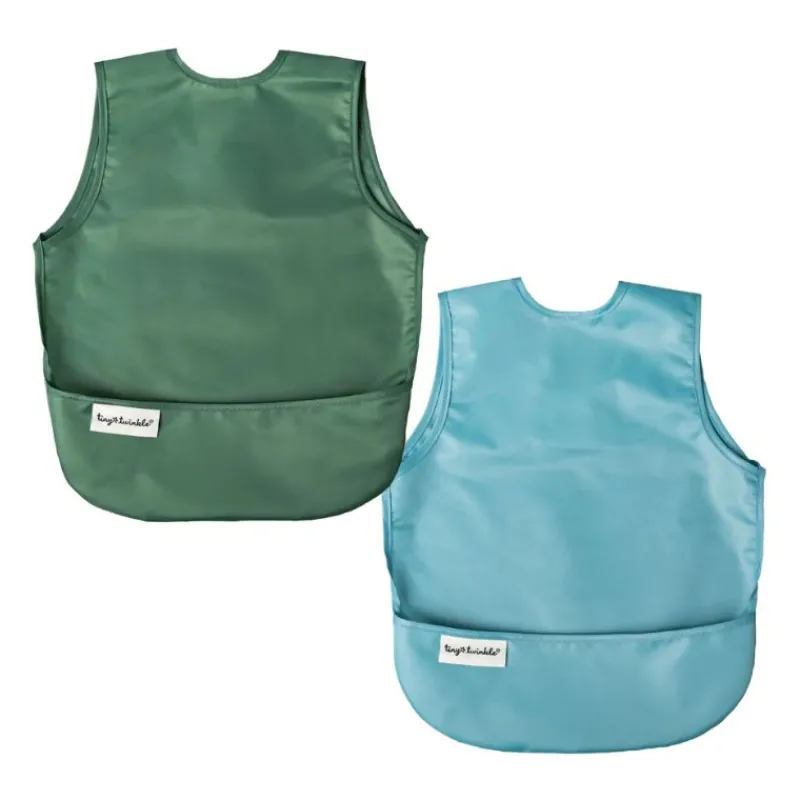 Tiny Twinkle Mess-Proof Apron Bib - 2 Pack