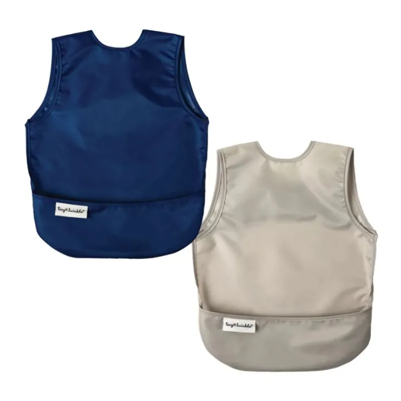 Tiny Twinkle Mess-Proof Apron Bib - 2 Pack