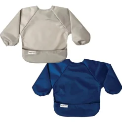 Tiny Twinkle Mess-proof Full Sleeve Bibs - 2 Pack