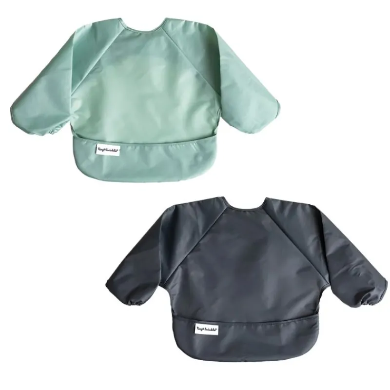 Tiny Twinkle Mess-proof Full Sleeve Bibs - 2 Pack
