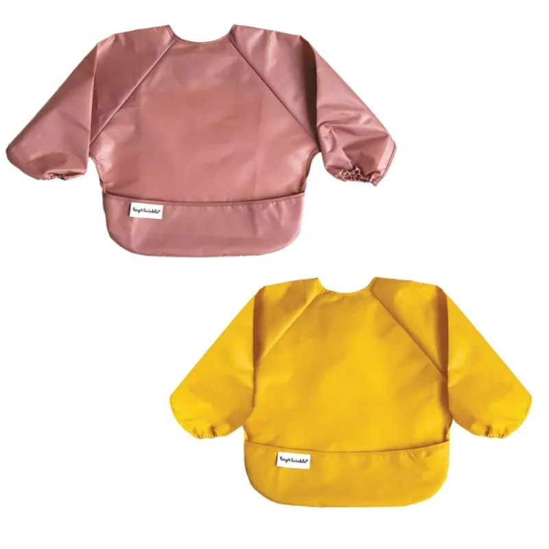 Tiny Twinkle Mess-proof Full Sleeve Bibs - 2 Pack