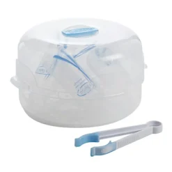 Dr Brown's Microwave Steam Sterilizer w/ Tongs