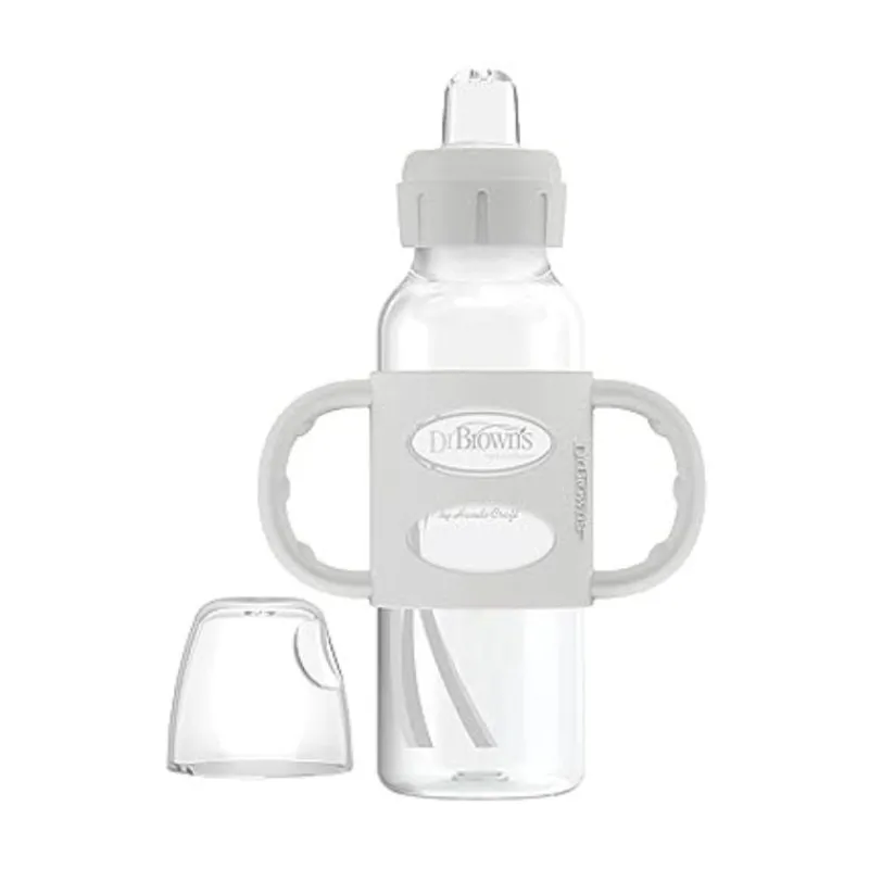 Dr Brown's Milestones Narrow Sippy Bottle with Silicone Handles