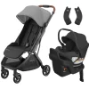UPPAbaby Minu V3 Stroller + Aria Infant Car Seat + Car Seat Adapters Travel System