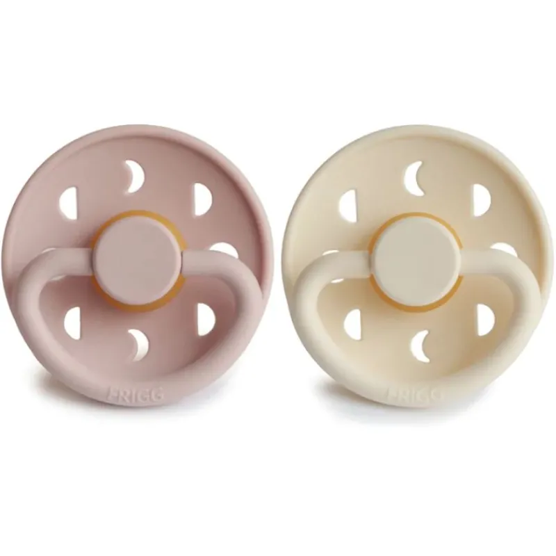 Frigg Moon Natural Rubber Baby Pacifier - 2 Pack