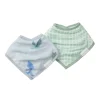 LouLou Lollipop Muslin Bandana Bib Set - 2 Pack