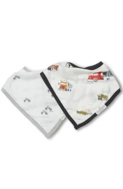 LouLou Lollipop Muslin Bandana Bib Set - 2 Pack