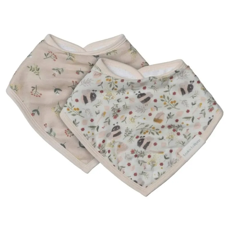 LouLou Lollipop Muslin Bandana Bib Set - 2 Pack