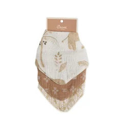 Crane Muslin Bib Set - 3 Pack