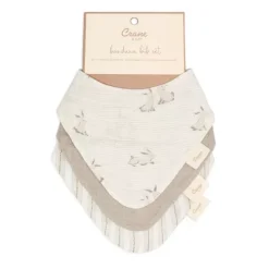 Crane Muslin Bib Set - 3 Pack
