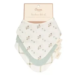 Crane Muslin Bib Set - 3 Pack