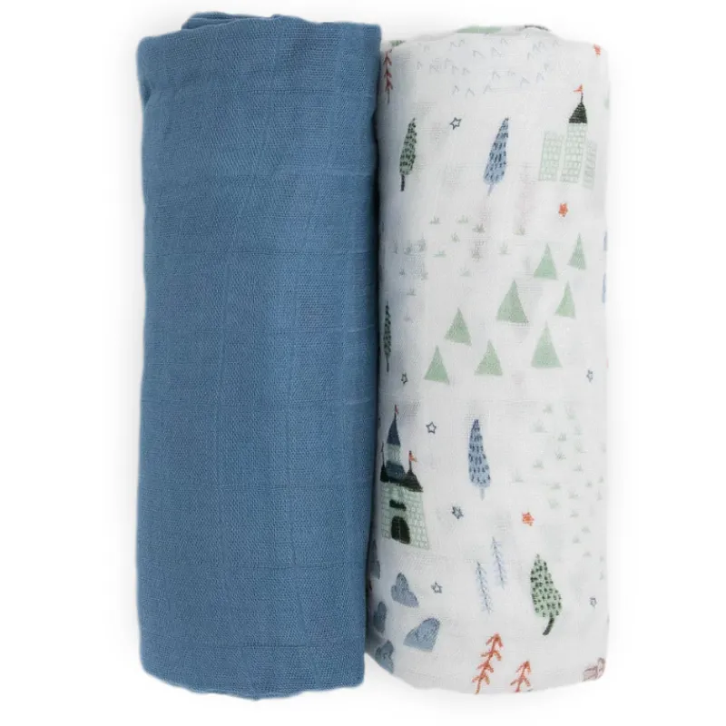Little Unicorn Muslin Deluxe Swaddle - 2 Pack