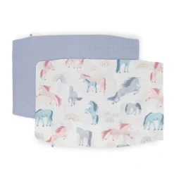 Little Unicorn Muslin Pillowcases - 2 Pack